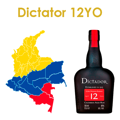 Obtained from the fermentation of virgin sugar cane honey distilled partly in a copper alembic and partly in a continuous steel column, to obtain a medium-bodied rum. Aged in pre-used oak barrels and finally bottled under the highest quality control.