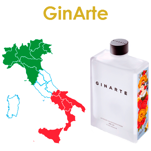 As the artist creates his work, so Ginarte is produced. The result of intuition, mastery and skill in the use of materials. A gin produced with artisanal care. Distilled from wild juniper berries that are born only in the Tuscan Apennines. Particularly aromatic and therefore able to give life to a unique taste.